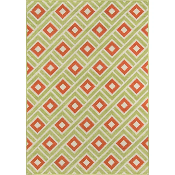Momeni Baja BAJ-7 3&11x22 x 5&7x22 Green Area Rug