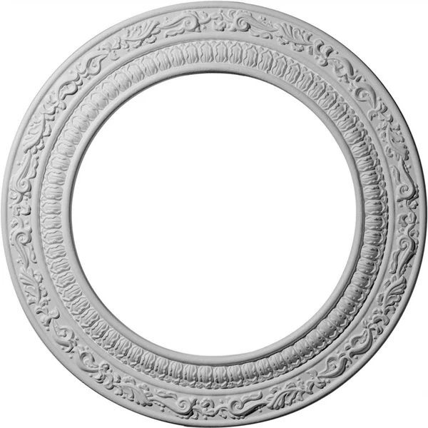 12x22OD x 8x22ID x 1/2x22P Andrea Ceiling Medallion (Fits Canopies Up to 8x22), Hand-Painted Pale Gold