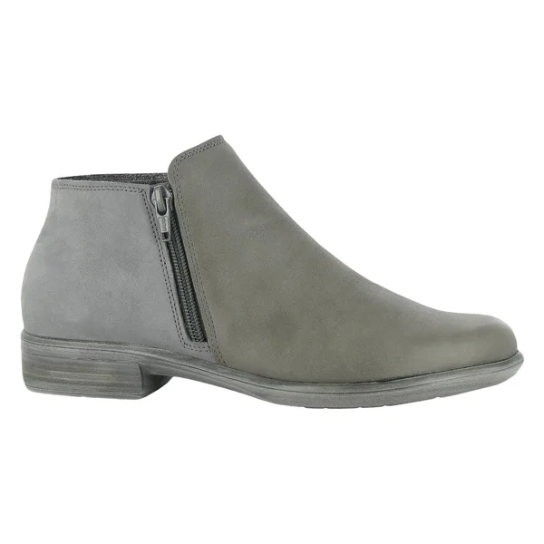 Naot Women's Helm Boots - Foggy GRY leathr Smoke Gray Nubuck in Size 43