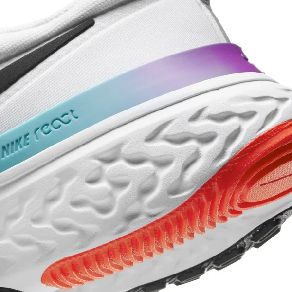 Nike React Miler White/Black/Vapor Green Women's Running Shoes, Size: 8