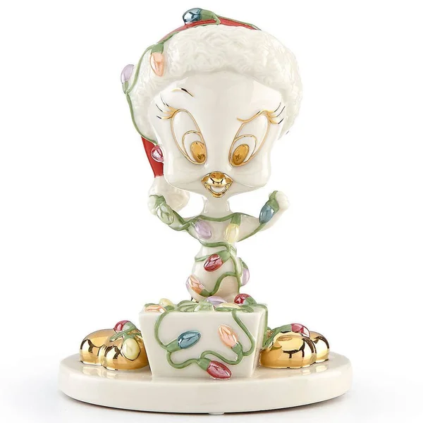 Tweety Tangled in Lights Figurine by Lenox