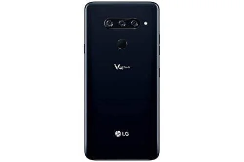 LG V40 ThinQ 64GB T-Mobile Smartphone w/ 5-Cameras, 6.4x22 QHD+ Display - Aurora Black (Renewed)