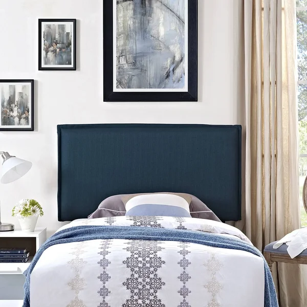 Modway Camille Twin Upholstered Fabric Headboard, Laguna