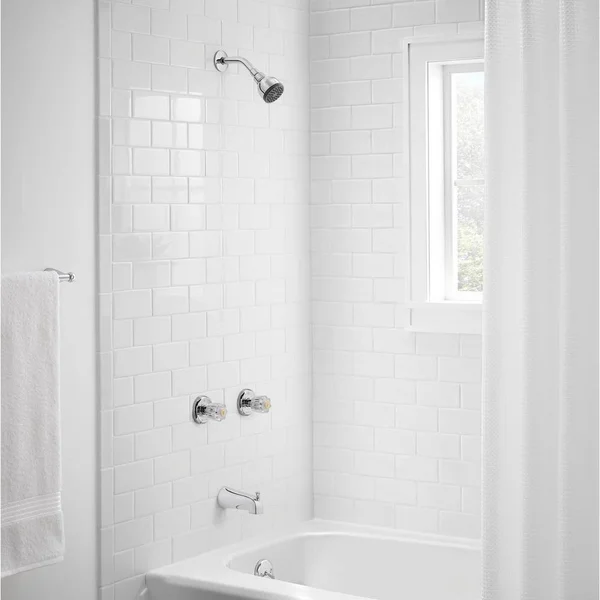 Glacier Bay Aragon 2-Handle Tub and Shower Faucet in Chrome