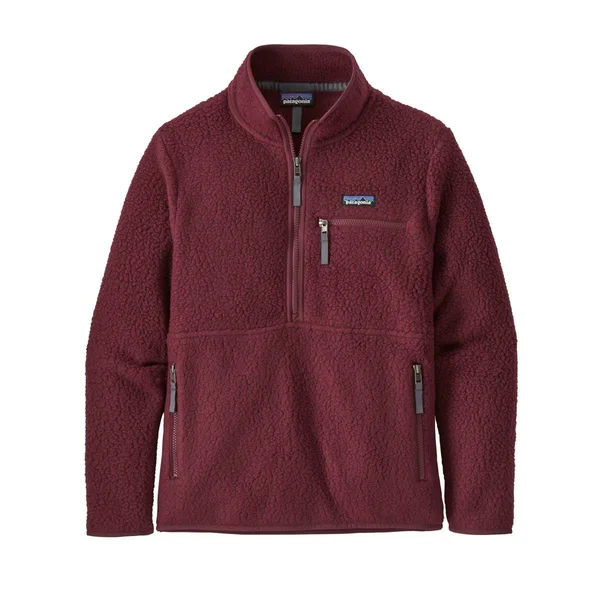 Patagonia Retro Pile Marsupial Pullover - Women's Chicory Red - XL