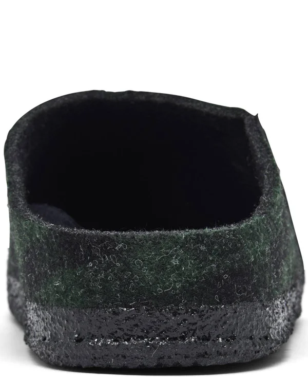 Birkenstock Men's Zermatt Shearling Slipper - 41 - Plaid Green - Black