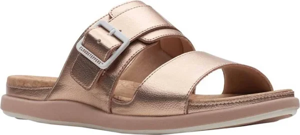 Clarks Step June Tide Women's Sandal - Rose Gold Size 7