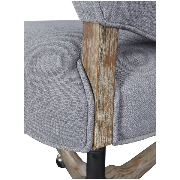 Linon Kelsey Office Chair, Gray