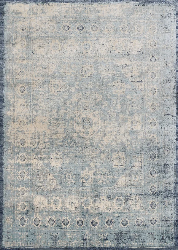 Loloi Anastasia AF-14 2&7x22 x 10& Light Blue, Ivory Rug