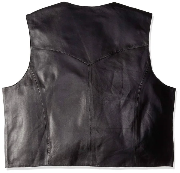 Scully Mens Brown Calf Suede Western Snap Vest