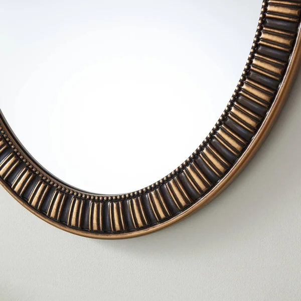 Vinnova Palermo Oval Bathroom/Vanity Metallic Bronze Framed Wall Mirror