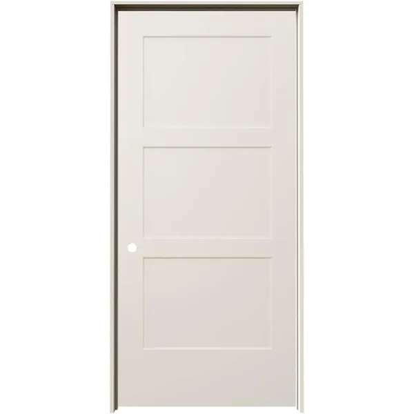 JELD-WEN 36 in. x 80 in. Birkdale Primed Right-Hand Smooth Hollow Core Molded Composite Single Prehung Interior Door