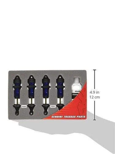 Traxxas 5460a - GTR Shocks - Aluminum, Blue-Anodized (4)