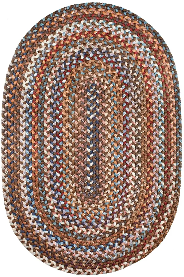 Rhody Rug Astoria Walnut 2x4 Oval