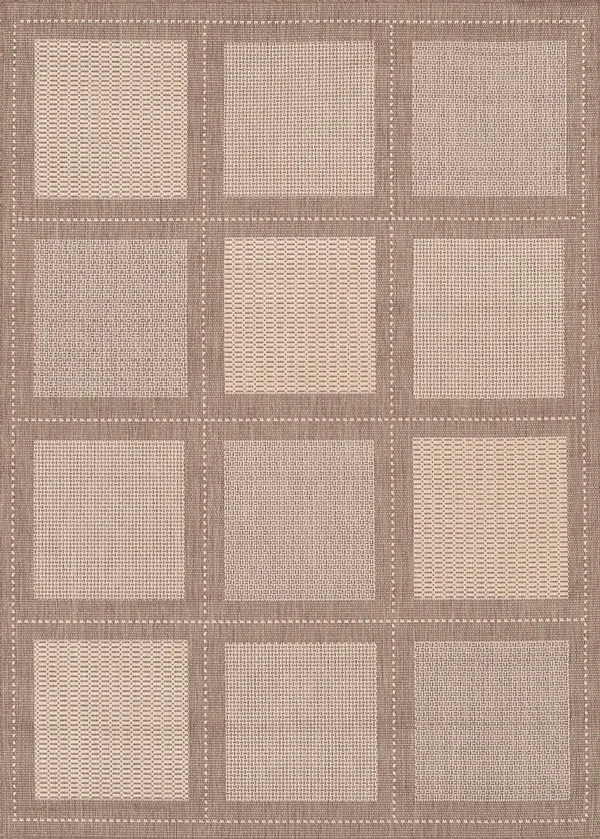 Couristan 2&3x22 x 11&9x22 Natural/Cocoa Recife Summit Runner Area Rug