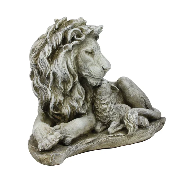 Joseph&s Studio Lion and Lamb Garden Statue