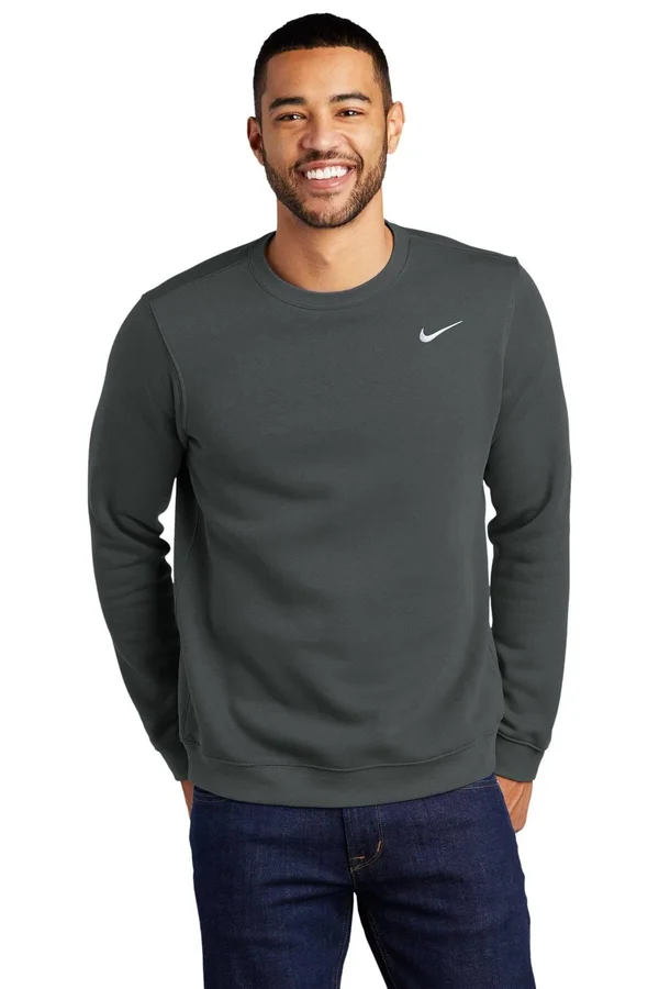 Nike Club Fleece Crew CJ1614 (Anthracite) S