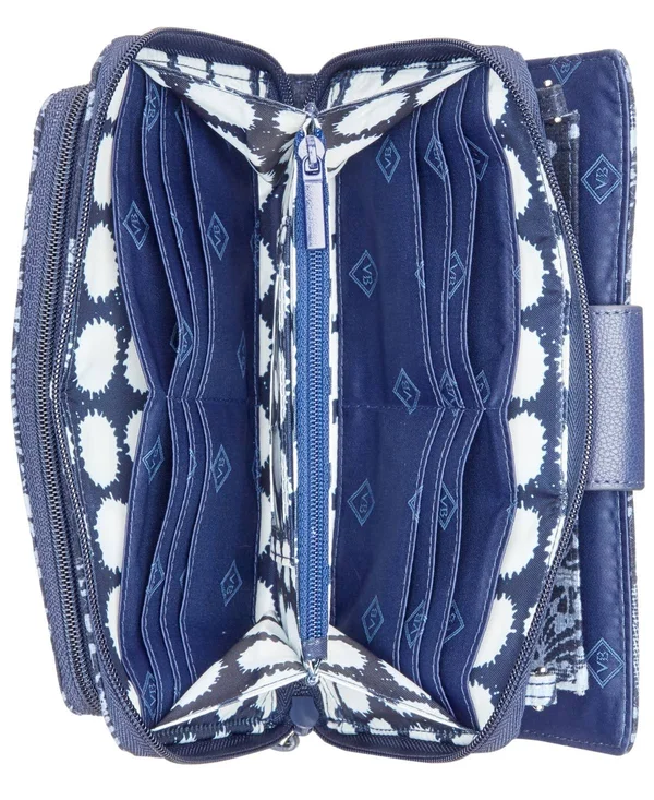 Vera Bradley RFID Deluxe All Together Crossbody Bag - Purple