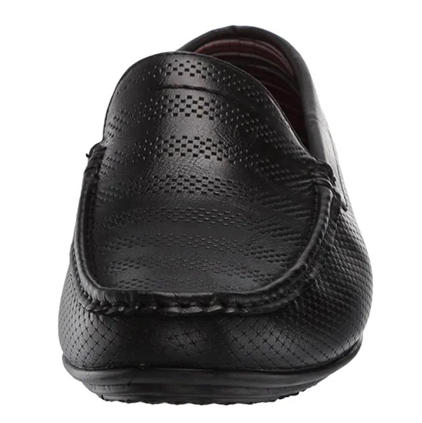 Men's Stacy Adams Cirrus Moc Toe Slip On, Size: 10.5, Black