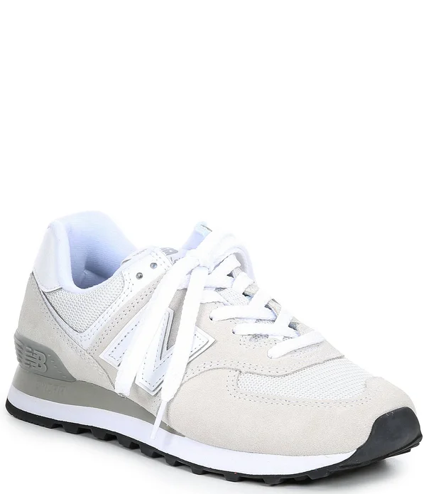 New Balance 574-WHITE-7