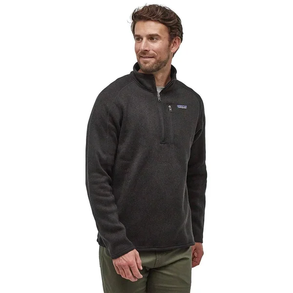 Patagonia Men's Better Sweater 1/4 Zip - Black, 3XL