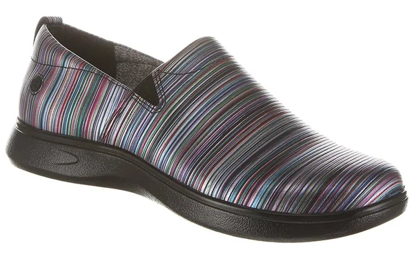 Klogs Women's Leena Slip On - Size: 9.5, Blurred Line/Black Os Leather