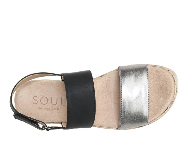 Soul Naturalizer Dorri Women's Platform Sandals, Size: 6, Black