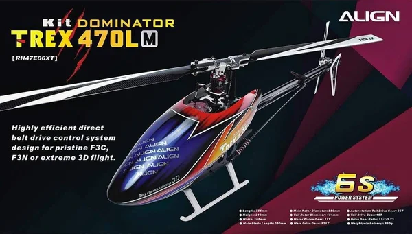 Align T-Rex 470lm Kit (w/ Motor and ESC)