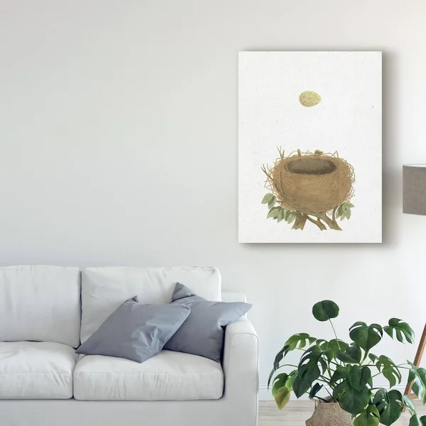 Trademark Fine Art 'Spring Nest II Crop' Canvas Art by Wild Apple Portfolio - Size: 14 x 19