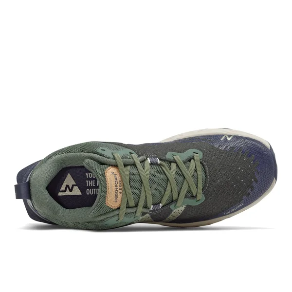 New Balance Men's Fresh Foam Hierro V6 Black Spruce with Timberwolf, 17, D