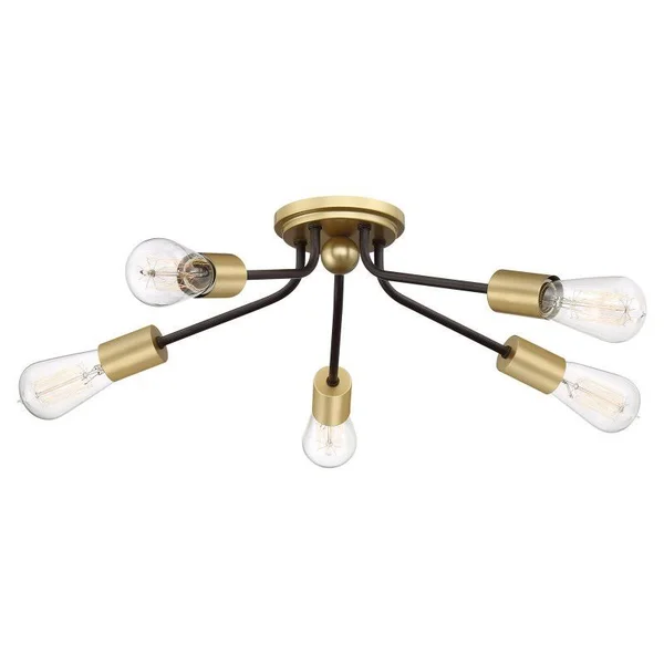 Quoizel LTT1628EK Latitude Flush Mount Light - Earth Black