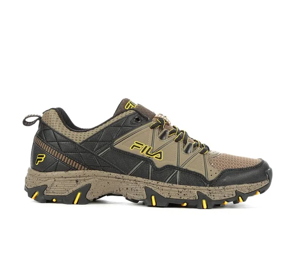 Men's Fila at Peake 21 Trail Running Shoes in Brown Size 8.5 Medium