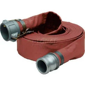 GoVets - Apache Hose & Belting Co Inc 2x22 x 25& Medium Duty PVC Discharge Hose Coupled w/ C x E Aluminum Cam & Groove F