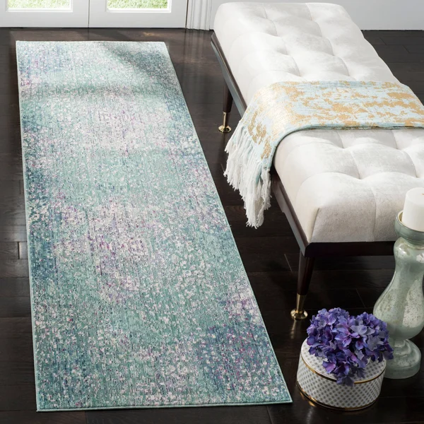 Safavieh Mystique MYS977F Blue/Multi Rug 2& 3x22 x 8& 0x22 Runner