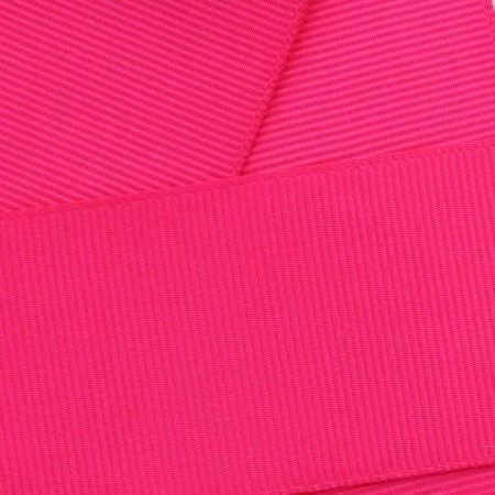 2.25 inch Shocking Pink Grosgrain Ribbon Solid 100 Yard