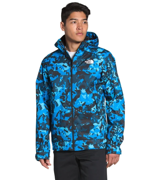 The North Face Men's Millerton Jacket - Medium - Clear Lake Blue Digi Topo Print
