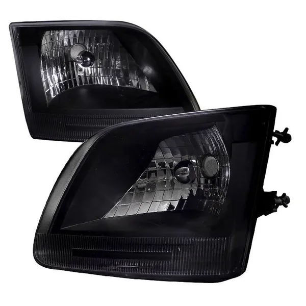 1997 Ford F150 Spec-D Black Euro Headlights
