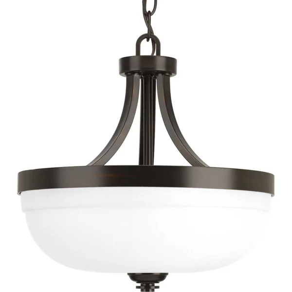 Progress Lighting P350063-015 Topsail Polished Chrome Three-Light Semi-Flush Convertible