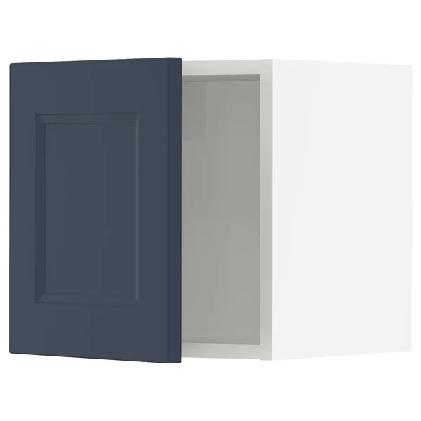 IKEA - SEKTION Wall Cabinet, White Axstad/matte Blue, 15x15x15