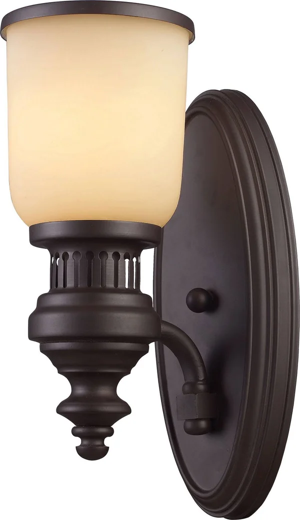 Elk Lighting-Chadwick 1 Light Wall Sconce in Oiled Bronze And-66130-1