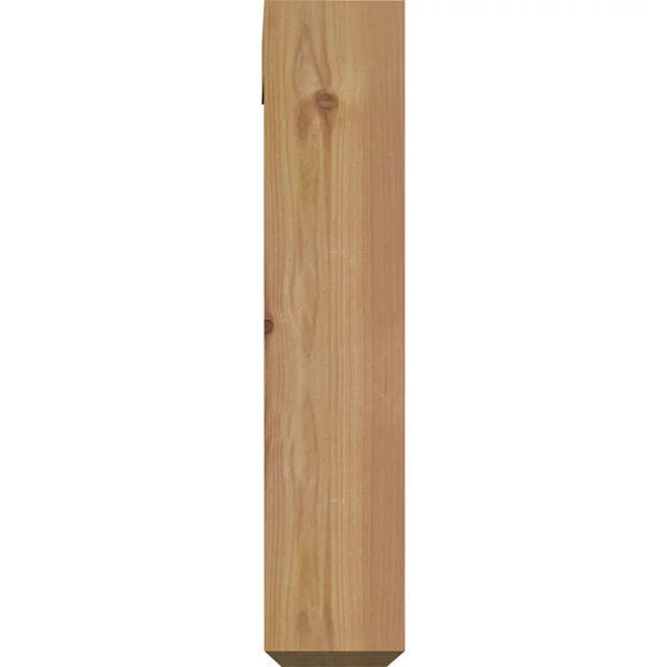 3 1/2 inchw x 16 inchd x 19 inchh Orleans Craftsman Ironcrest Smooth BRACKET, Western Red Cedar (2 inchw x 12 inchd x 15 inchh I