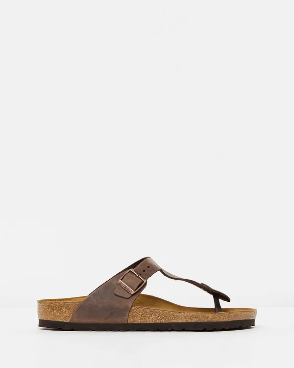 Birkenstock - GIZEH_OILED-LEATHER Brown - 37