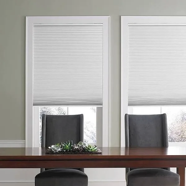 Real Simple Cordless Blackout Cellular 46x22 x 48x22 Shade in Snow