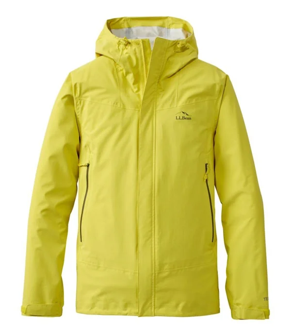 Men's Cresta Stretch Rain Jacket Yellow Large, L.L.Bean