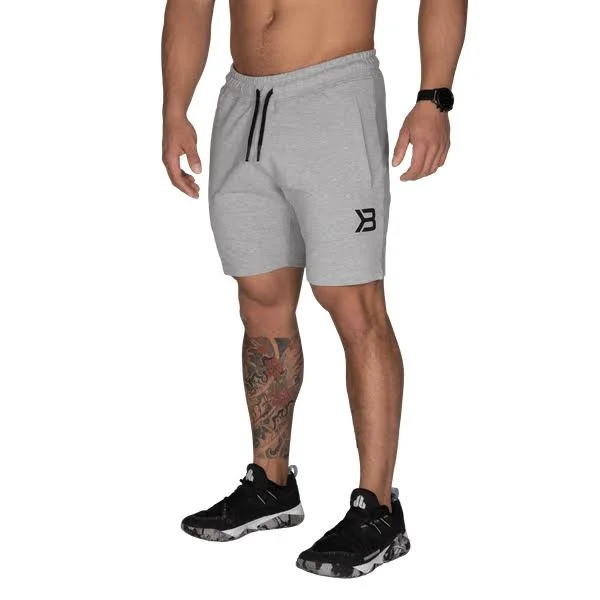 Better Bodies, Men's Tapered Sweatshorts in Grey Size XL