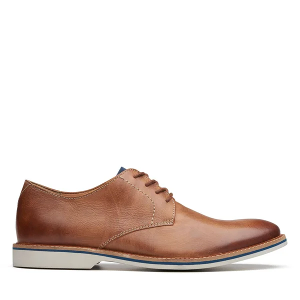 Clarks Men's Atticus Lace Oxford, Size: 11, Tan Leather