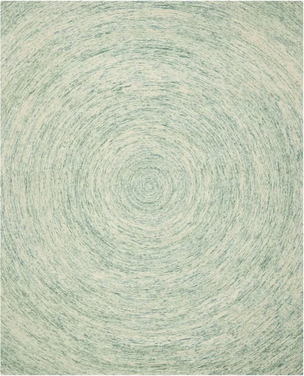 Safavieh 6& x 6& Round Ikat IKT635A Ivory - Blue Rug