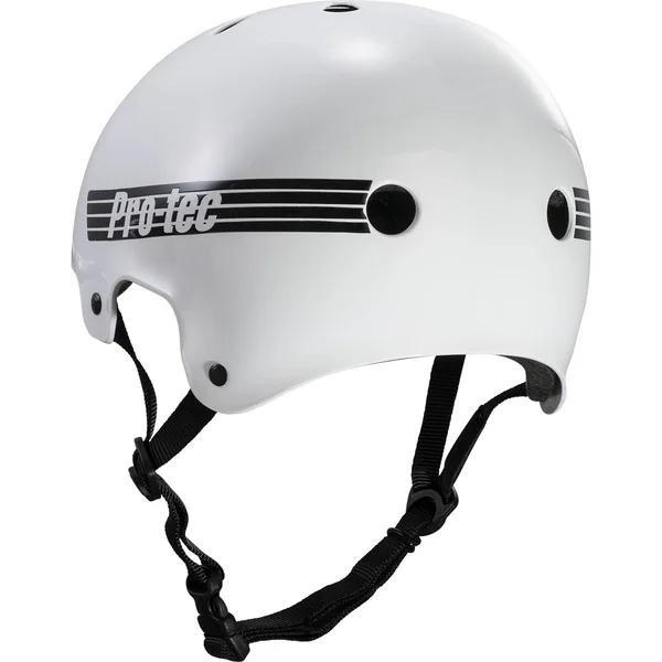 Pro-Tec Old School Certified Helmet - Gloss White Small