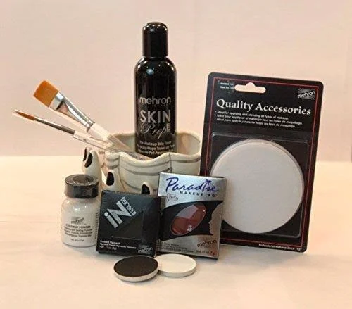 Evil Clown Halloween Makeup Kit – Professional Costume Cosmetics for A Creepy It Inspired Look – Dress Up Like Pennywise with Pr