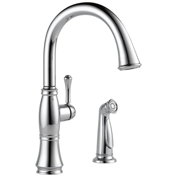 Delta 4297-DST Cassidy Single Handle Kitchen Faucet with Spray - Chrome